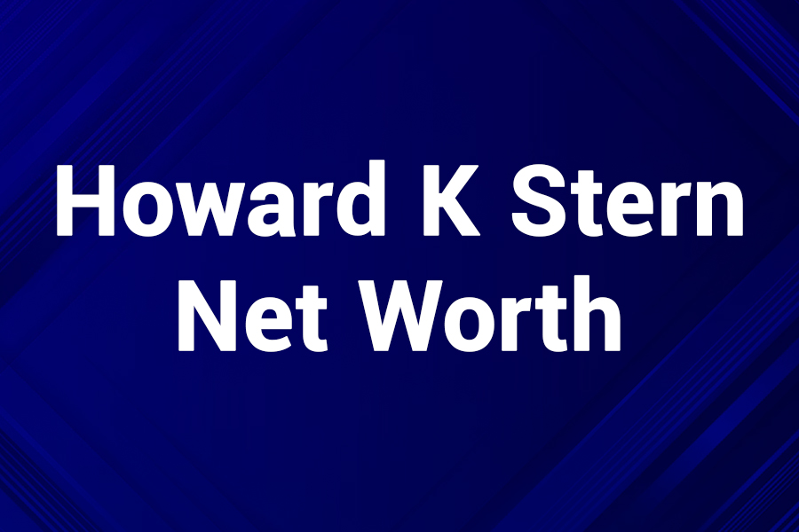 Howard K Stern Net Worth